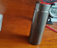 希诺保温杯男304不锈钢水杯大容量车载过滤茶杯子XN-7601灰色 420mL 实拍图