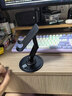 品胜手机支架三轴360旋转桌面平板支架多功能通用金属支撑架便携可折叠调节直播懒人网课追剧  黑色 实拍图