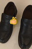 意尔康男鞋商务休闲鞋加绒保暖爸爸鞋高帮棉鞋皮鞋男 59783W黑色 43 实拍图