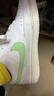 耐克NIKE女子休闲鞋 COURT VISION LOW运动鞋FV9952-104白/苹果绿37.5 实拍图