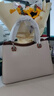 芭莎贝拉;BASA BELA新款轻奢时尚女包手提斜挎大容量单肩包礼盒装 奶茶色6377 实拍图