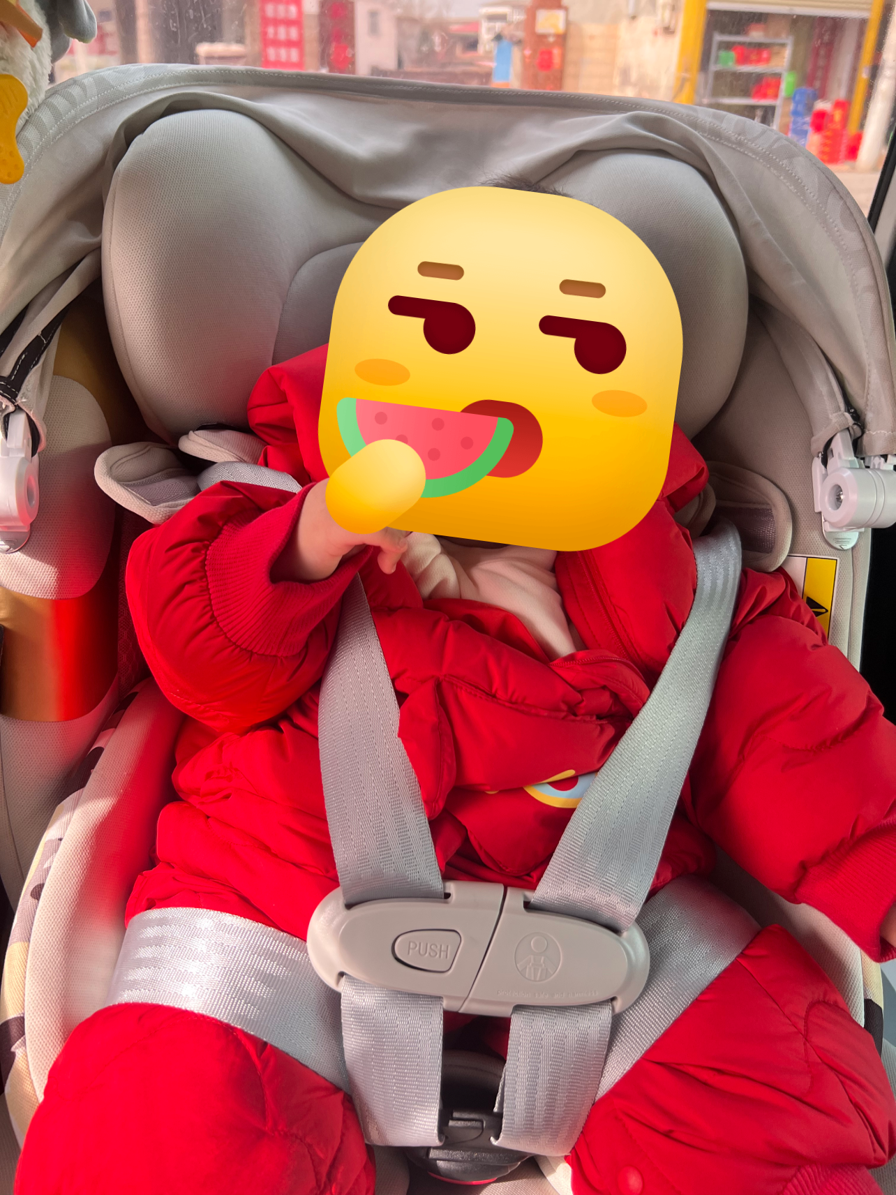 巴拉巴拉童装儿童羽绒连体衣婴儿宝宝2025新款秋冬萌趣造型新年拜年服喜庆 实拍图
