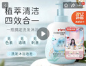 贝亲（Pigeon）洗发水沐浴露  新生儿宝宝用 水三角婴儿洗发沐浴二合一 500ml 实拍图