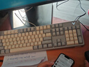 雷柏（Rapoo）V500PRO米灰升级款 104键有线背光机械键盘 PBT双色键帽电脑办公游戏全键无冲可编程键盘 茶轴 实拍图