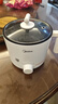 美的（Midea）电煮锅 电热锅 小电锅 宿舍小锅 学生寝室一体泡面小火锅多功能锅 1.7L 电煮锅小型1-2人 XZE1612 实拍图