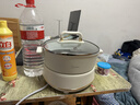 美的（Midea）电煮锅 电火锅 电炒锅 电蒸锅 分体式可拆洗电热锅 家用多功能锅 四季小嗨锅 HGC232301W 配蒸片 实拍图