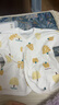 贝瑞加（Babyprints）新生儿衣服2件装男女宝宝半背衣纯棉长袖婴儿上衣亲肤柔软 黄52 实拍图