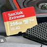 闪迪（SanDisk）256GB TF(MicroSD)内存卡 4K极速金卡A2 V30 U3行车记录仪 运动相机无人机 监控存储卡 读190MB/s 实拍图