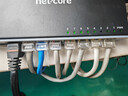 磊科（netcore）S8GTK 8口千兆交换机 监控网络网线安全扣分线器一分八 企业家用分流器 适配弱电箱 兼容百兆 钢壳 实拍图