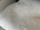AusGolden澳洲进口整张纯羊皮垫维斯比羊毛皮沙发坐垫飘窗垫汽车靠垫升级款 白色（2.0当斯羊皮） 110*70cm（整张羊皮） 实拍图