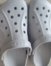 卡骆驰（CROCS）贝雅洞洞鞋男鞋女鞋轻便耐磨一脚蹬拖鞋休闲鞋百搭花园鞋|10126 浅灰色-007 41 /42(260mm) 实拍图
