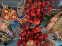 婚恋倾城福桶新年装饰春节年宵花2026马年过年仿真发财果客厅玄关桌面摆件 实拍图