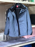 骆驼（CAMEL）户外冲锋衣 三合一加绒加厚防水情侣款外套登山服装 A9W214119AX 实拍图
