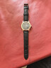 正品男士手表高档休闲石英表简约气质男表皮带高颜值罗马时尚腕表 黑色运动款 实拍图