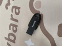 闪迪（SanDisk）64GB USB3.2 U盘 CZ550黑色 读速100MB/s 安全加密 数据恢复 学习办公电脑车载 高速大容量优盘 实拍图