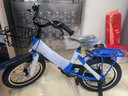 凤凰（Phoenix）儿童自行车宝宝脚踏车儿童折叠自行车4-8岁童车 陆寻  蓝色 16寸 实拍图