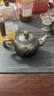 建缘天成建盏茶杯油滴兔毫鹧鸪斑柿红乌金百花菊花陶瓷杯子随缘盏 实物74号微瑕单耳壶-容量约180cc 实拍图