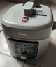美的（Midea）【国家补贴】浓香小飞侠电压力锅有钛0氟0涂层双胆高压锅5L智能预约家用煲汤4-6人煮饭煲E5825N 实拍图