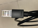 绿联超六类网线 CAT6A类万兆成品网线 家用电脑网络宽带工程跳线8芯双绞线兼容千兆2.5g 黑色30米55166 实拍图