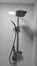 库沐斯（KMSH）德国卫浴枪灰航母恒温淋浴花洒三件套装精铜四档淋浴增压洗澡喷头 【包安装】枪灰色【数显-恒温】水力发电 实拍图