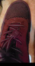 足力健【38节礼物】老人鞋中老年轻便休闲散步鞋2431380J 女 酒红 39 实拍图