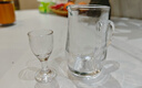 CLITON白酒杯分酒器套装一口杯高脚玻璃小酒杯带把分酒壶烈酒杯6壶8杯 实拍图