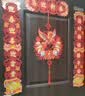 植绒对联2026马年新款春节家用过年大门布置新年门贴装饰磁吸春联 一套装【点胶款】 实拍图