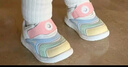 巴布豆童鞋春款男女宝宝毛毛虫学步鞋防滑软底机能鞋婴幼儿鞋贝壳粉20码 实拍图