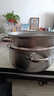 双层蒸锅不锈钢上蒸下煮蒸包子煮面条锅电磁炉燃气灶通用汤锅蒸笼 【限时特价】不锈钢本色 2层 22cm 实拍图