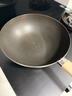 炊大皇316不锈钢炒菜锅32cm 不粘平底炒锅 燃气煤气灶电磁炉通用 实拍图