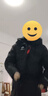 鸭鸭（YAYA）王一博同款冰壳系列户外极寒羽绒服男士新款长款情侣加厚女外套 青光黑色-YE5B000656A 2XL /185(建议175-195斤) 实拍图