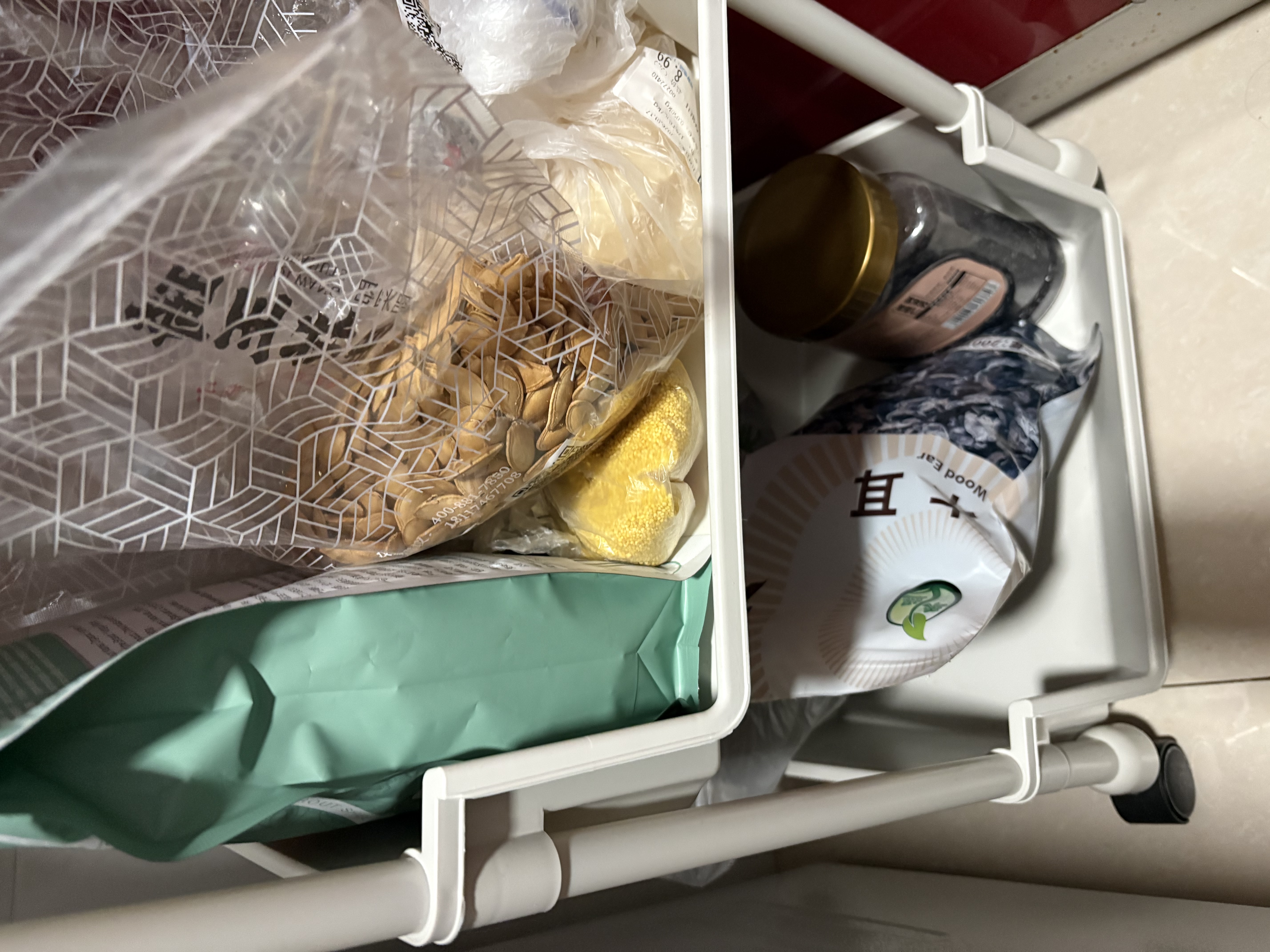 加度厨房置物架落地多层收纳架放菜小推车多功能果蔬菜篮子置物架 实拍图