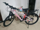 凤凰（Phoenix）山地自行车男女成人儿童铝架单车酷行者 粉色24速 24英寸线碟 实拍图