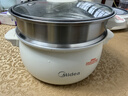 美的（Midea）电煮锅 电火锅 电热锅 电炒锅 分体式可拆洗 2.6L小电锅 学生宿舍多功能锅泡面锅 XZC2088S 配蒸笼 实拍图