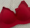 都市丽人本命年红色内衣大码女士内衣提拉聚拢上托马年结婚喜庆无钢圈文胸 实拍图