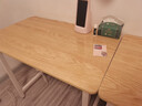 舒客艺家 电脑桌台式小户型小桌子家用学习桌写字办公书桌电竞长条桌子 木纹白架单桌80*50*74 加固电脑桌 实拍图