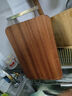 双枪（Suncha）乌金檀木整木菜板 百年龄砧板家用切菜案板抗菌实木菜板33*22*2.5 实拍图