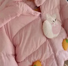 巴拉巴拉童装儿童羽绒服男女童外套冬装婴儿衣服保暖加厚泡芙羽绒 粉色萌兔60334-白鸭绒 100 （充绒量83g 适合2-3岁） 实拍图