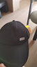 【热巴同款】加大棒球帽帽子男女大头围显脸小春夏字母百搭棒球帽 侧标-黑色 实拍图