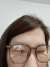 蔡司（ZEISS）镜片可选防蓝光近视眼镜女超轻冷茶色2026新防辐射度数变色大脸 温柔茶框（75%用户选择）（莫拉克镜框） 0度防蓝光镜片【可自行配镜】 实拍图