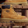 Dickies男士马丁靴高帮时尚男靴工装靴情侣靴男 土黄 43-男款 实拍图