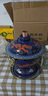 炊老爷（CHUILAOYE）景泰蓝单人铜火锅家商用老式小火锅锅具一人一锅酒精炉火锅专用锅 黄双龙[黄铜平锅款]+送燃油6件套 20cm 实拍图