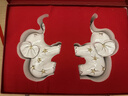 万火夫妻象结婚礼物新婚送新人新娘订婚高档实用礼品礼盒婚礼纪念摆件 夫妻象一对+高档礼盒 实拍图