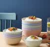 小麦秸秆防摔碗家用汤碗米饭碗泡面碗塑料碗学生儿童餐具套装 大号防摔碗【1个装】颜色随机 实拍图