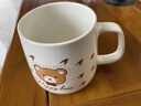 马克杯大容量陶瓷杯耐高温学生早餐杯办公室家用情侣杯 萌趣小熊马克杯550ML 实拍图