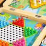 Toylezhi46合1多功能棋盘儿童益智玩具五子棋象棋飞行棋六一儿童节礼物 实拍图