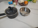 九阳（Joyoung）奶锅麦饭石色不粘锅家用汤锅辅食锅雪平锅泡面炉灶通用18cm赠蒸格 实拍图