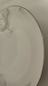 洁雅杰陶瓷盘子8英寸轻奢高温烧制陶瓷家用汤盘装菜盘套装 4只 牵牛花 实拍图