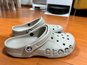 卡骆驰（CROCS）洞洞鞋贝雅男鞋女鞋轻便耐磨一脚蹬拖鞋休闲鞋|10126 卵石色-2V3 43 (270mm) 实拍图