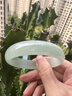 冰种飘花翡翠手镯正品冰糯种翡翠玉镯缅甸翡翠玉手镯高档玉镯子 内径54mm 实拍图